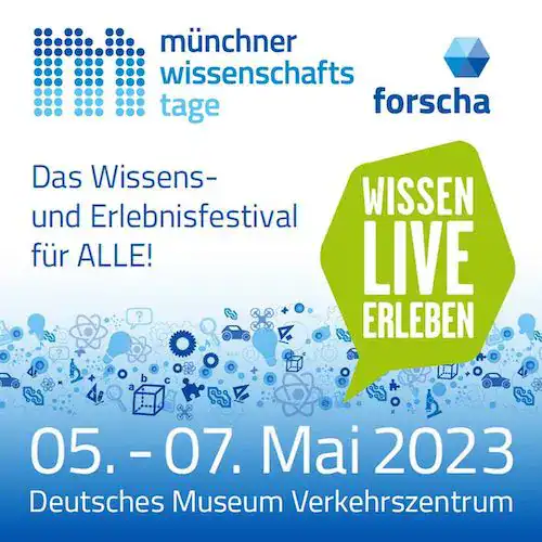 Ausstellung auf der Forscha / Münchner Wissenschaftstage 2023