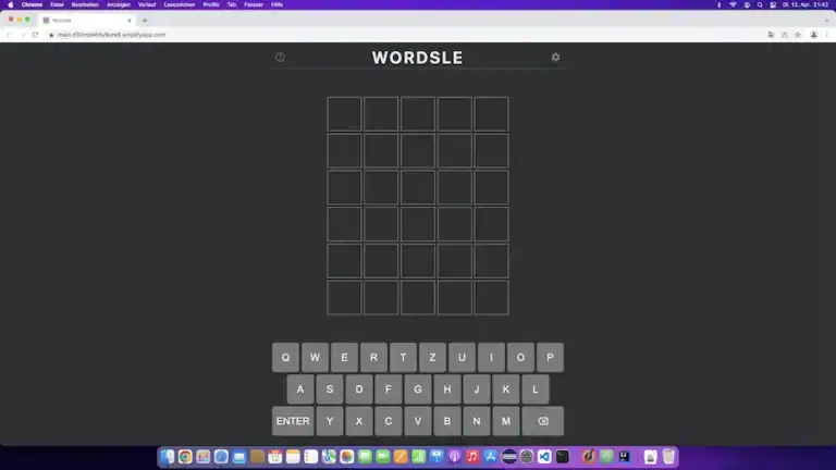 Browserbasiertes Wordle als React Web-App